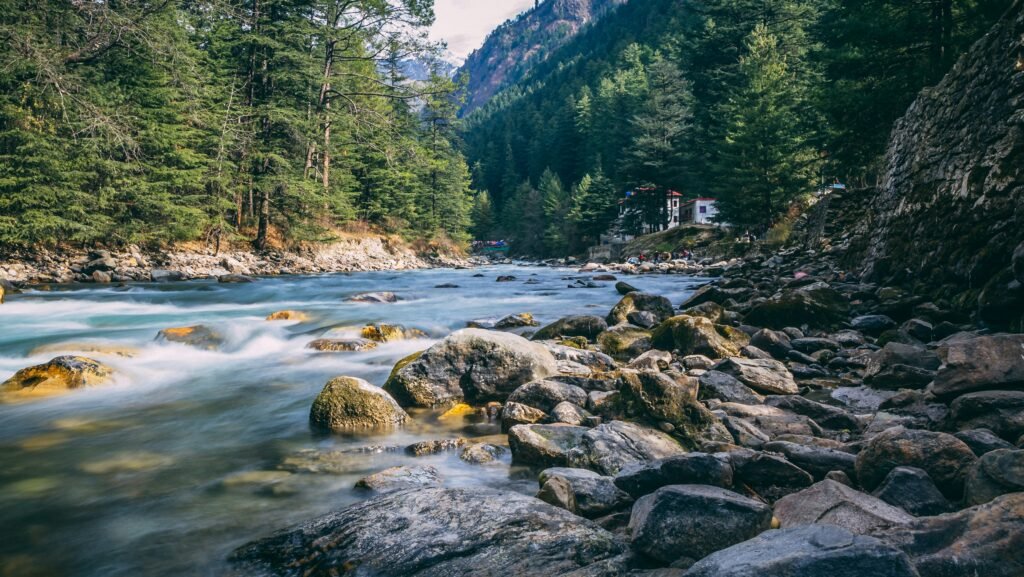 Tosh Kheerganga Trek on the way from Kasol, Himachal Pradesh